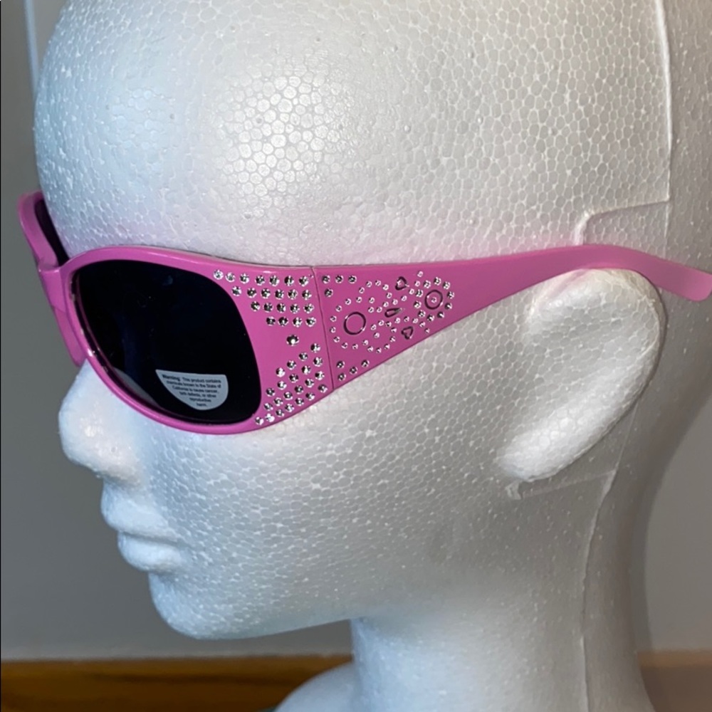 Girls blinged out pink sunglasses! UV400!